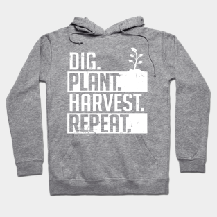 Farming Hoodie - Farming: Dig. Plant. Harvest. Repeat. by nektarinchen
